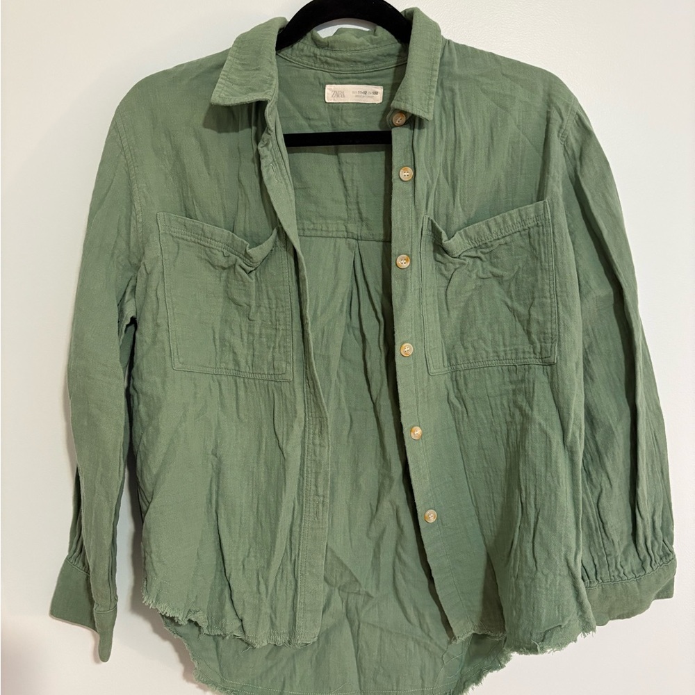 Zara Mint Green Shirt